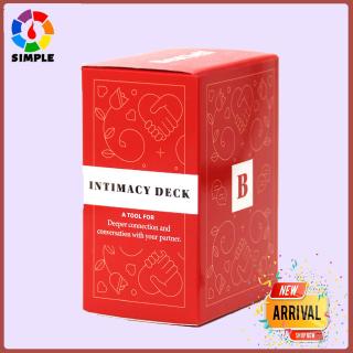 Intimacy Deck by BestSelf-Best couple card game with full English romantic gifts