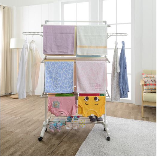 Hestia Korea Stainless Foldable Laundry Clothes Drying Rack