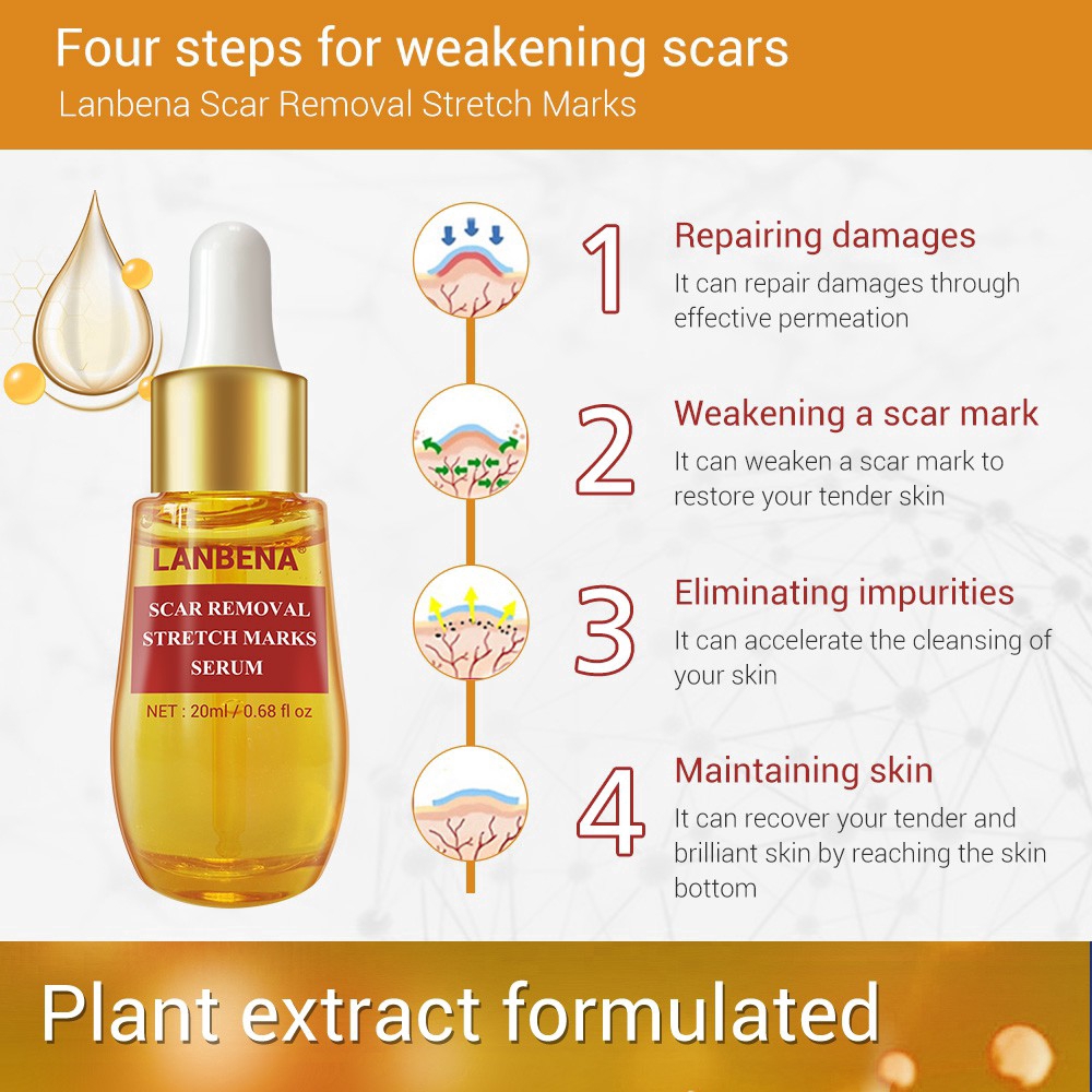 lanbena scar removal stretch marks serum watson