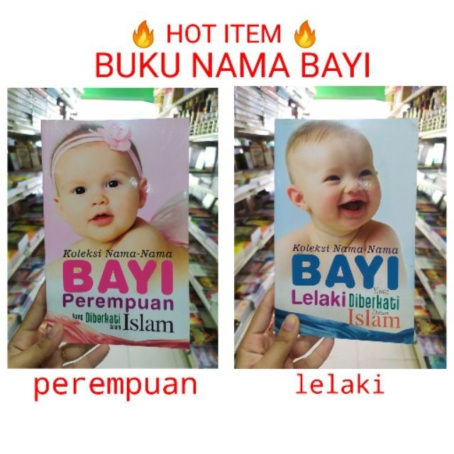 Buku Nama Bayi Lelaki Dan Perempuan Koleksi Nama2 Bayi Diberkati Islam Readystok Shopee Singapore