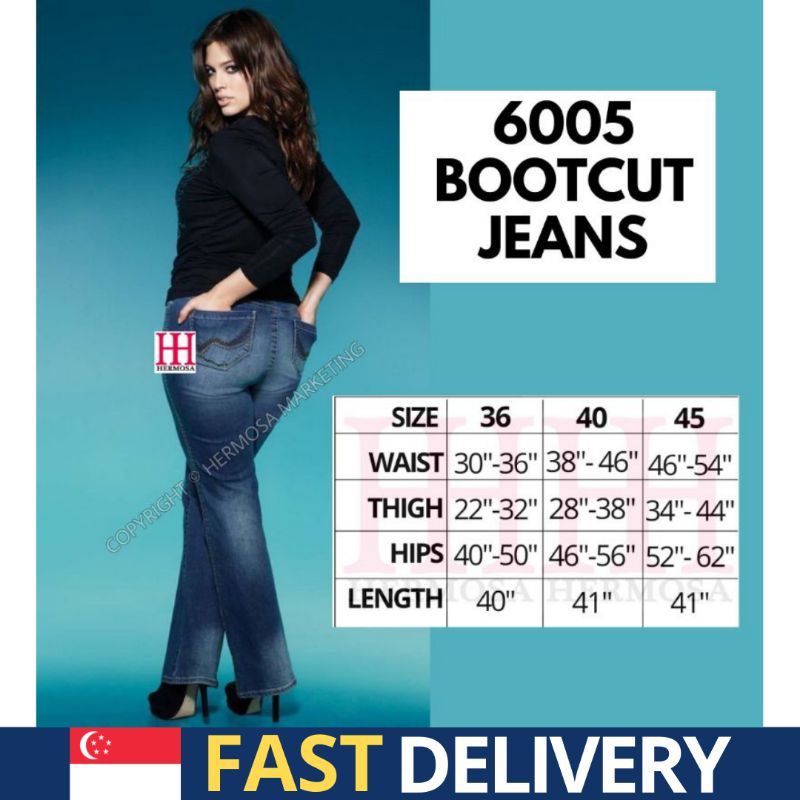 plus size jeans bootcut