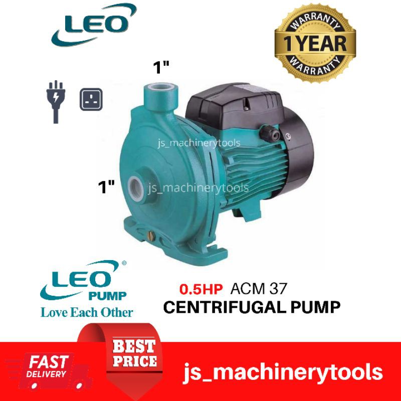 LEO CENTRIFUGAL WATER PUMP ACM37 0.5HP 