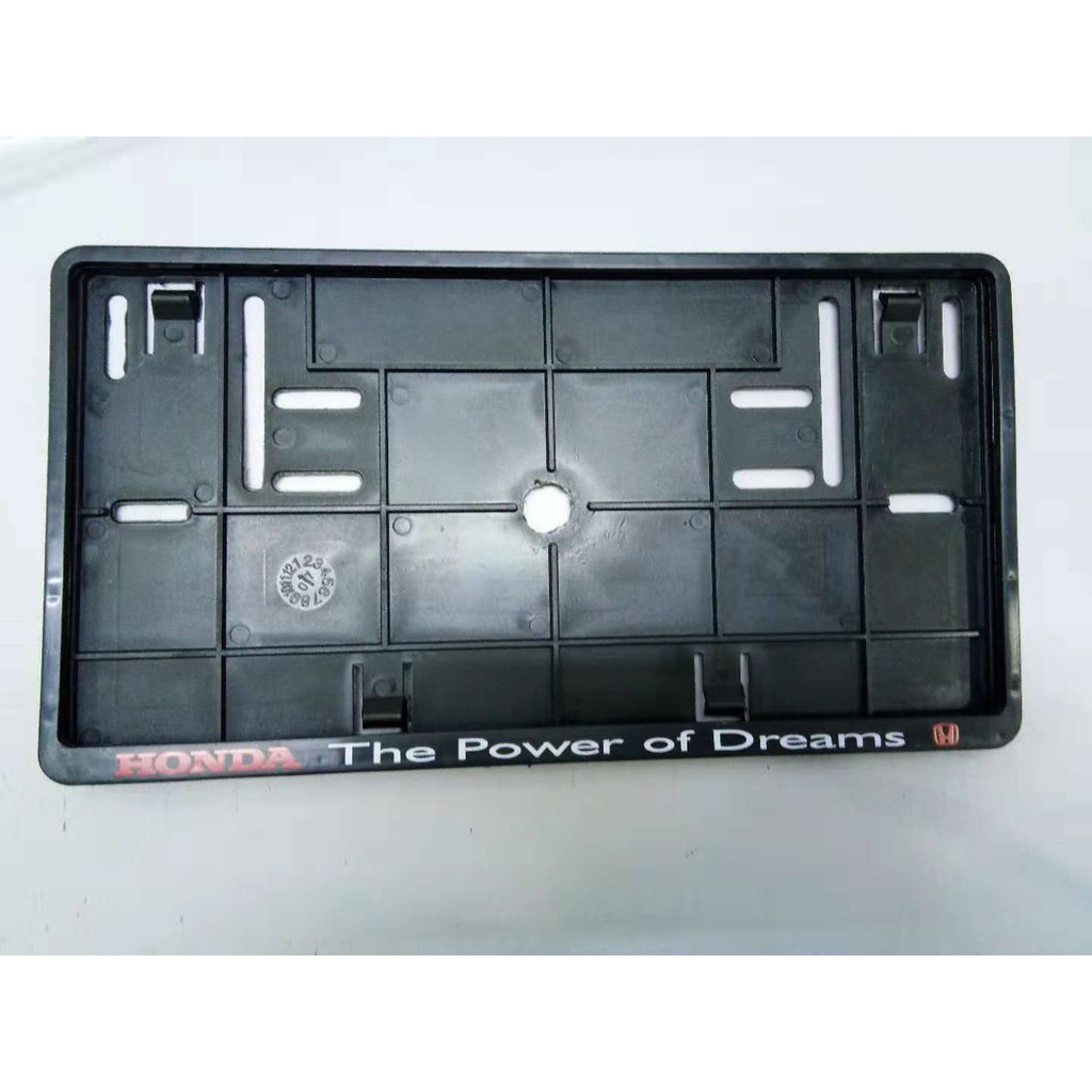 car number plate plastic cover