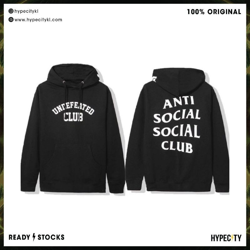 anti social social club x undefeated