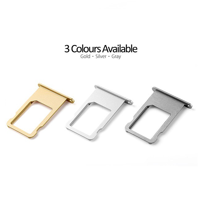 Iphone 6s Plus Sim Card Tray Holder Metal Slot Replacement Shopee Singapore