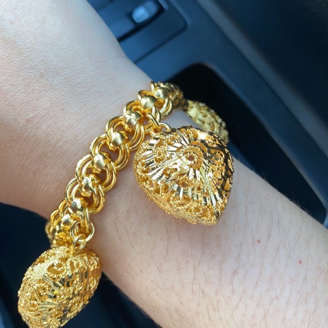 Chanel Design Guarantee 24k Quality Gelang Tangan Emas Korea Ready Stock