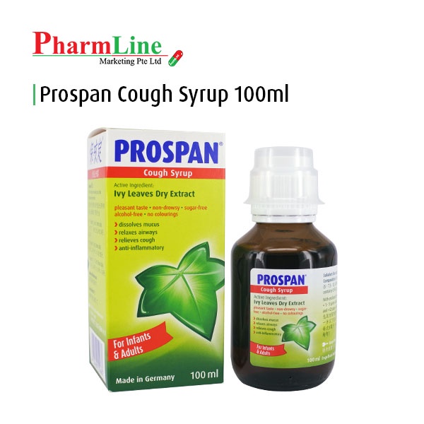 [Prospan Cough Syrup 100ml] Unique Ivy Extract EA 575 Effective