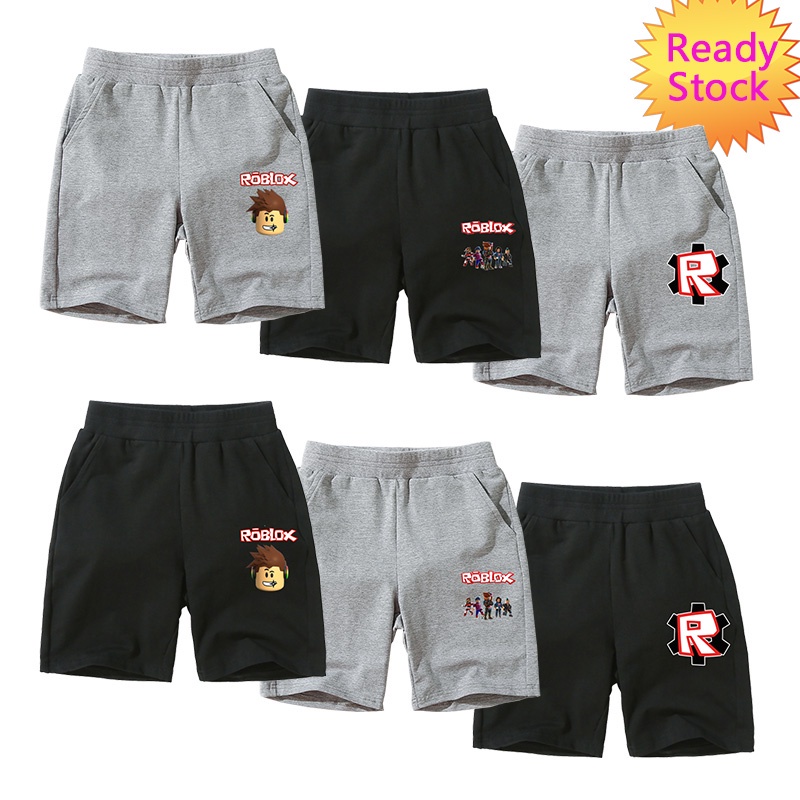Roblox Children Kids Shorts Boys Summer Sports Pants Student Pure ...
