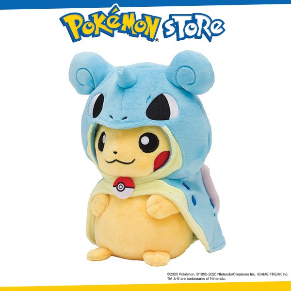 lapras pikachu plush