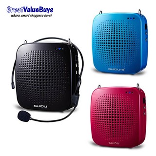 [GreatValueBuys] [SG stock] Wired Portable Microphone Voice Amplifier For Teachers, Speakers, Promoters