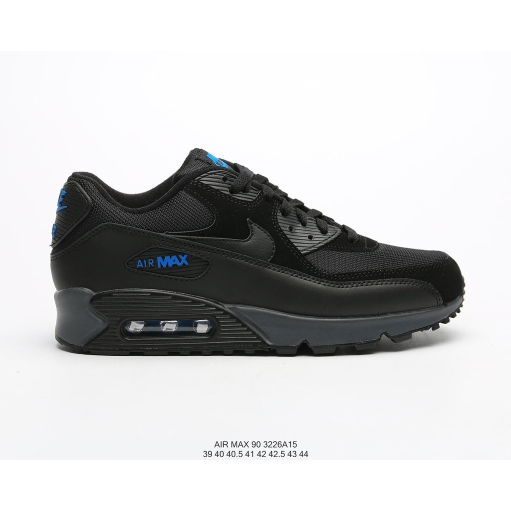 nike air max 90 essential black and blue