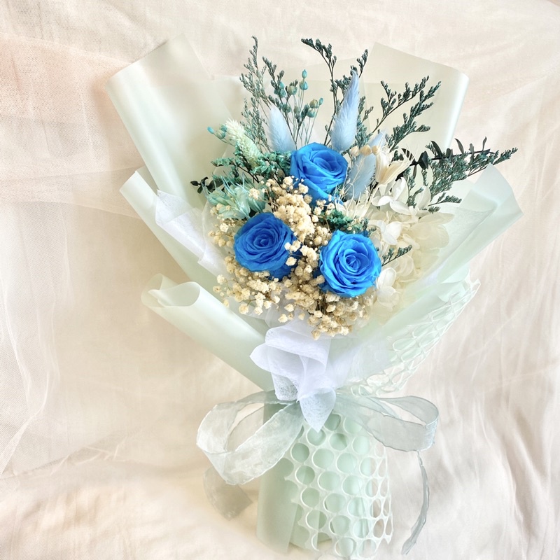 [SG Seller] Preserved flowers rose Dried flowers bouquet gift Mom