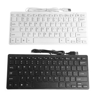 [SG Local Seller] Mini Slim Keyboard Multimedia USB Wired For Notebook Laptop PC Computer