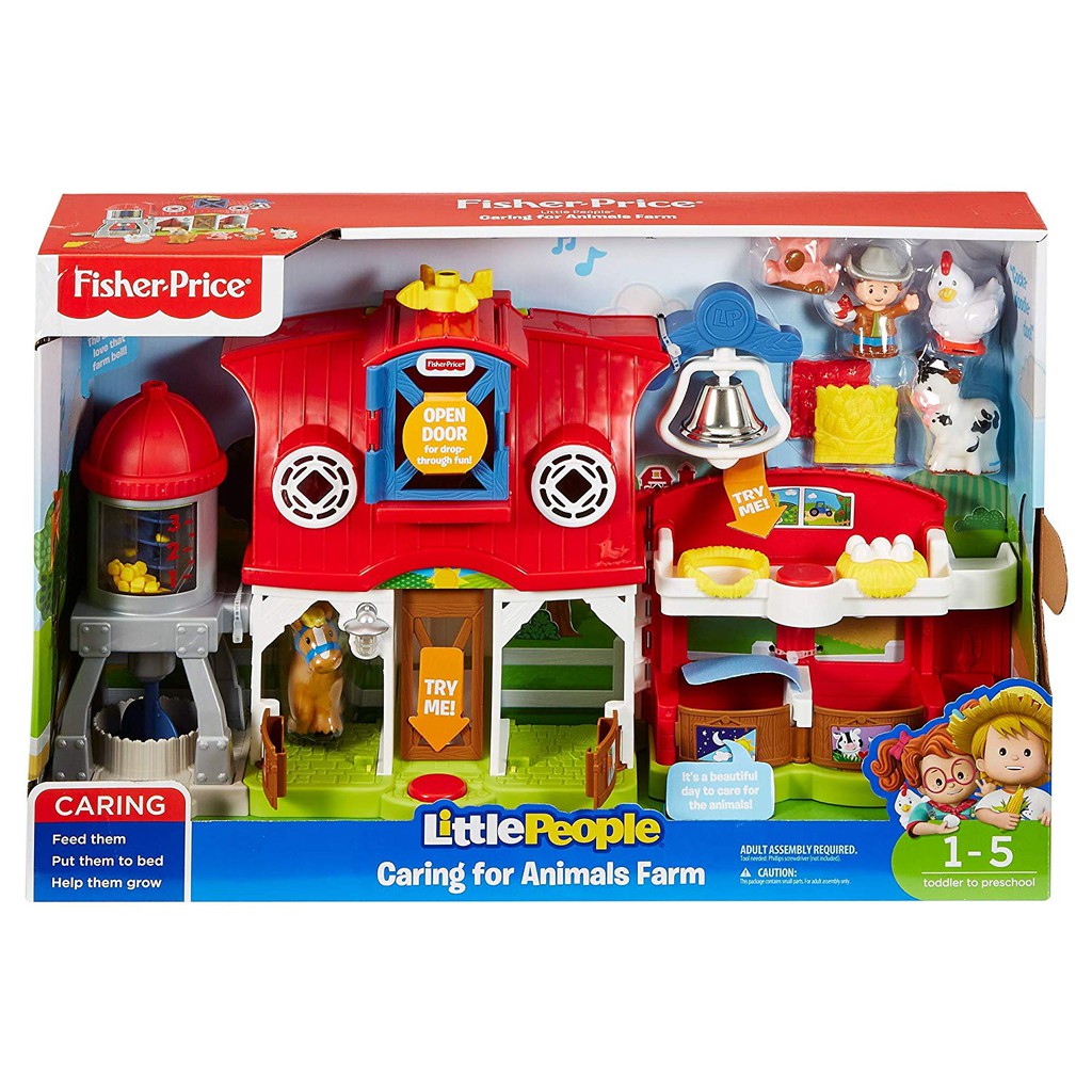 Fisher Price Fkd78 Little People Caring For Animals Farm Shopee