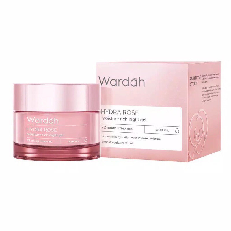 wardah hydra rose moisturizer