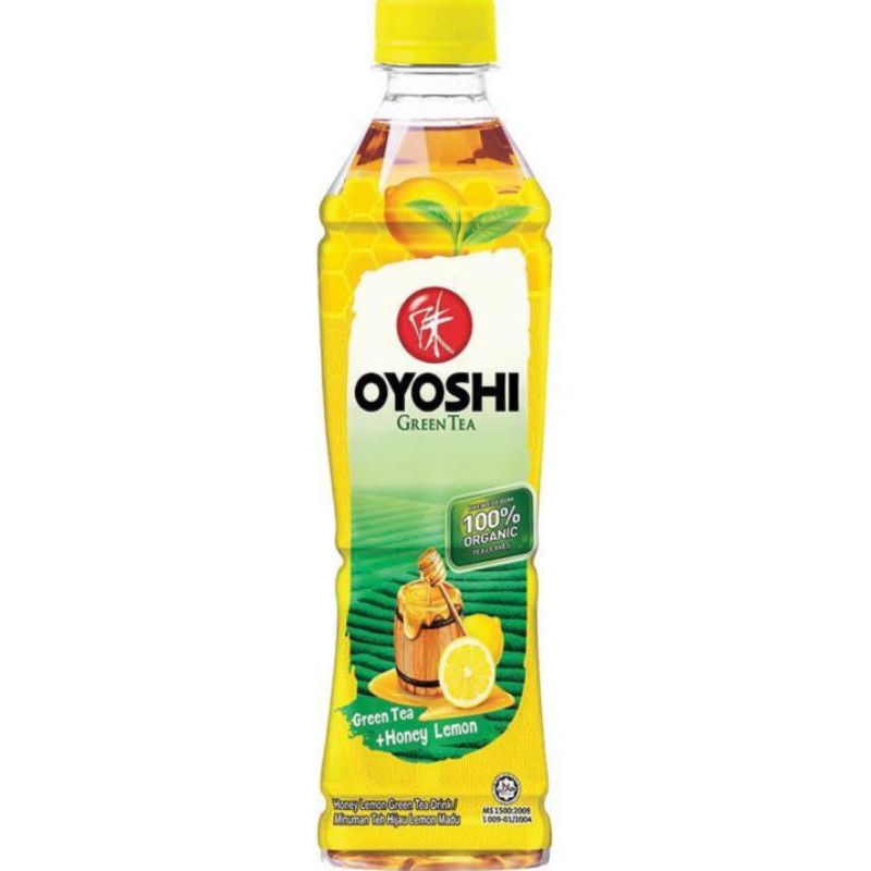 Thai Oishi Green Teahoney Lemon Bundle Of 6x350ml Shopee Singapore 