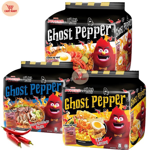 Shop Malaysia Mamee Monster Ghost Pepper Instant Noodle Shopee Singapore