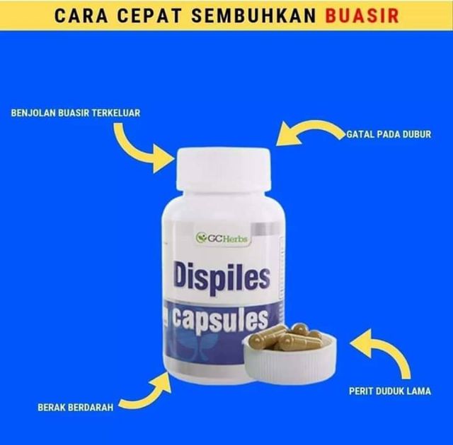 Si 2 Botol Kapsul Dispiles Ubat Buasir Kapsul Buasir Pil Buasir Ubat Dispiles Rawat Buasir Shopee Singapore