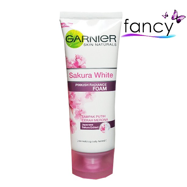 garnier sakura white facial foam