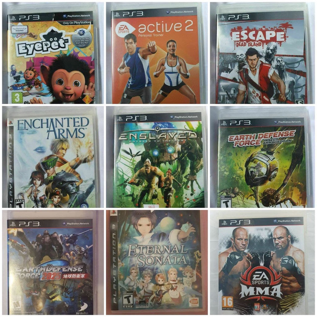 PS3 Games (E) (PreOwned) Shopee Singapore