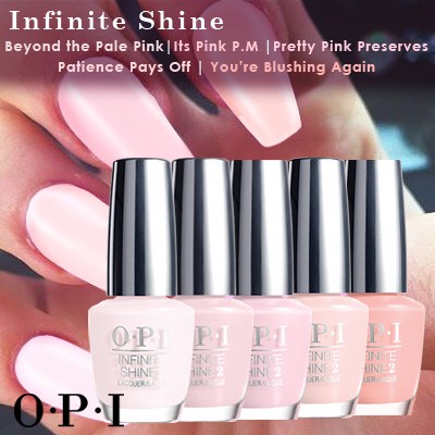 Opi Infinite Shine Beyond The Pale Pink Shopee Singapore