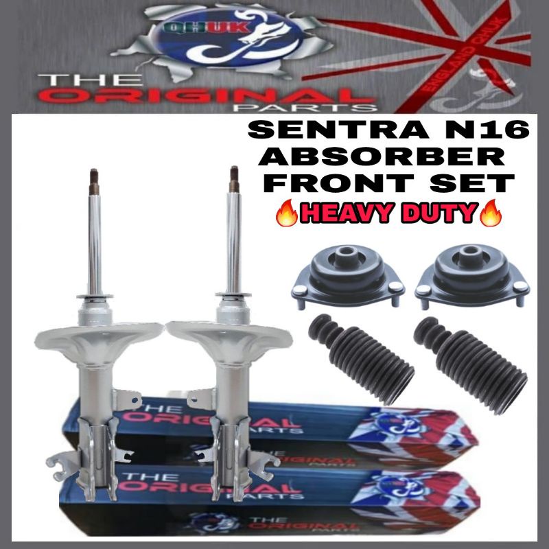 Kyb Rs Ultra Same Qhuk Quality Absorber Front Heavy Duty Nissan Sentra N16 Combo Set Original New Qhuk Suspension Shopee Singapore