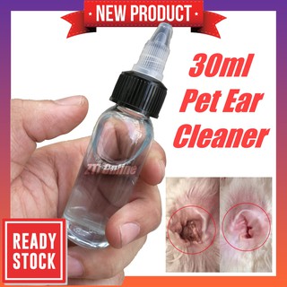zti pet ear cleaner ear drop cleaning cat dog pet earmite ear mite terminator for cat & dog ubat telinga kucing - 30ml