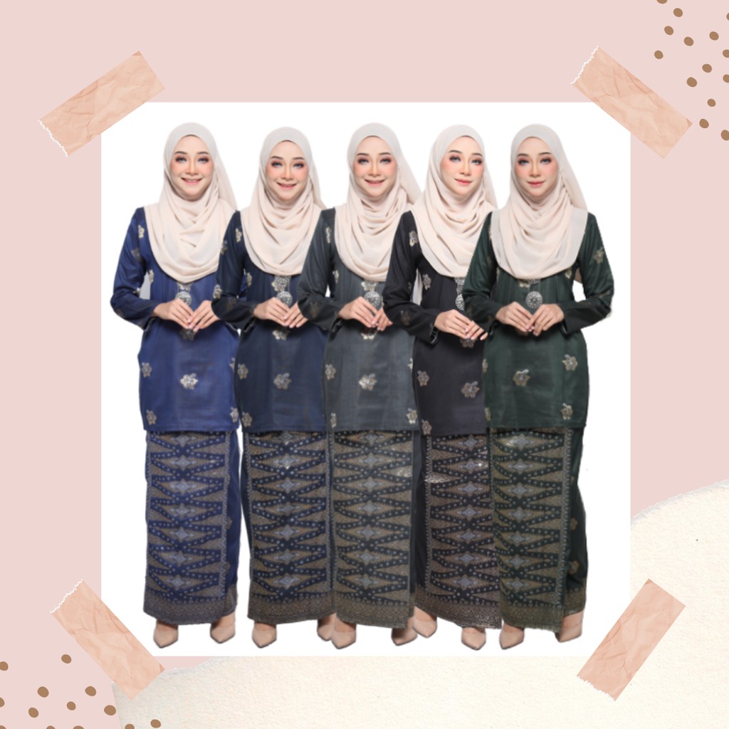 Shop Malaysia Mini Kurung Moden Songket Size S Xxl Shopee Singapore