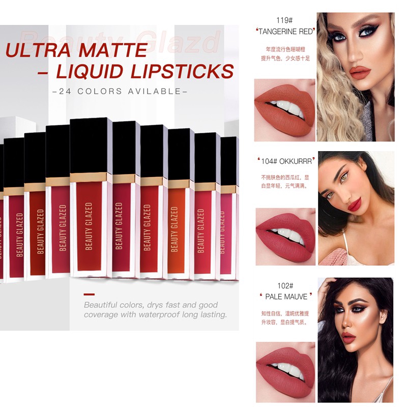 beauty glazed mini lipstick