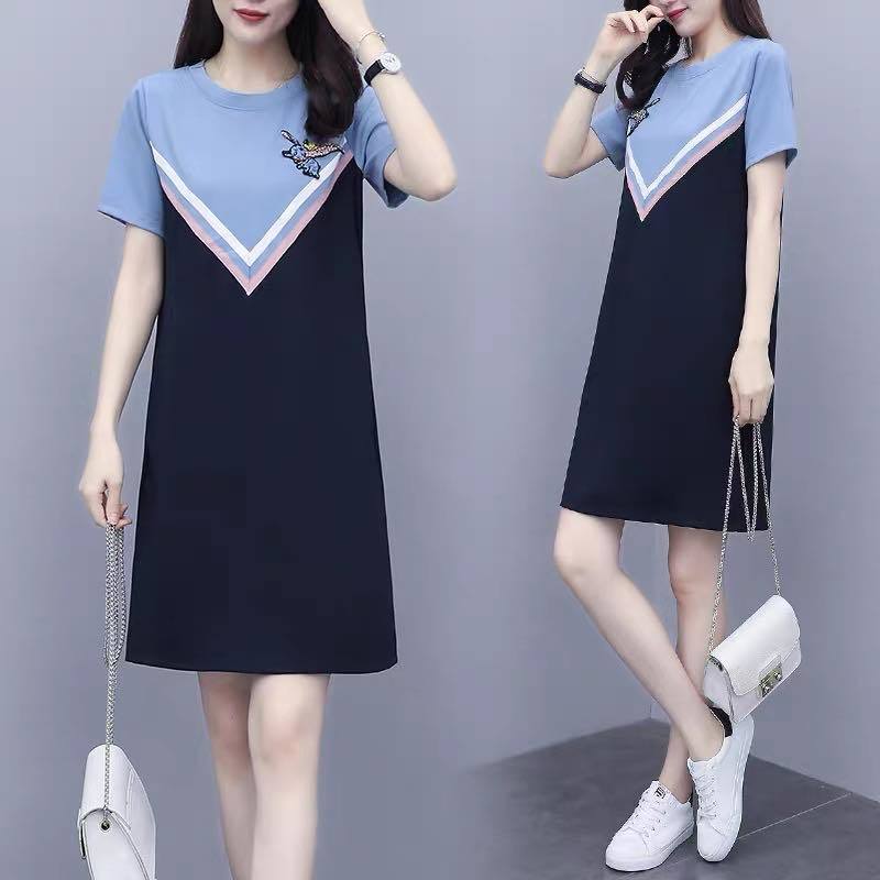 High Quality 2022 Summer A Dress New Loose Casual Dress Women | Shopee ...