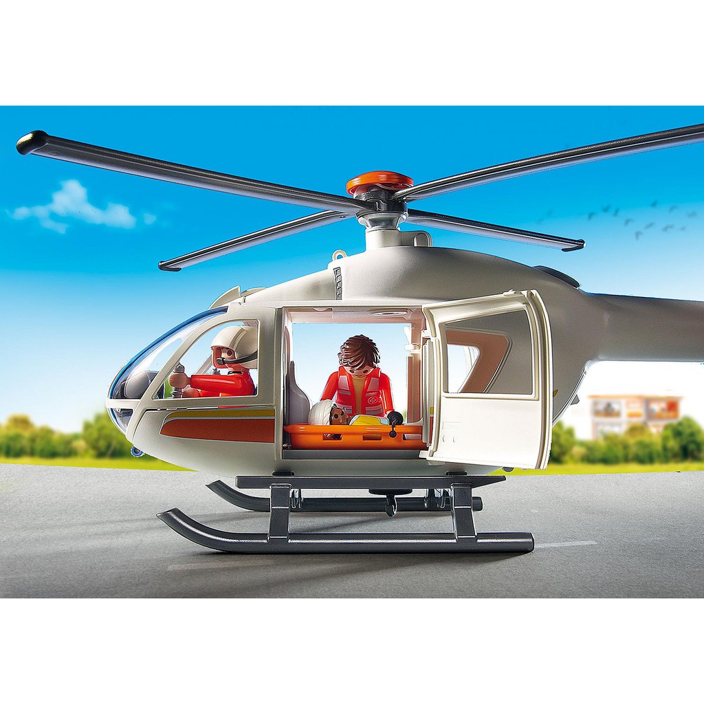 playmobil emergency medical helicopter