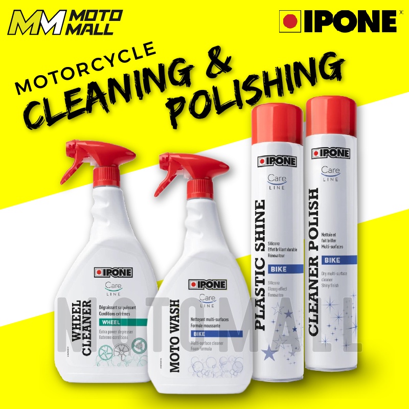 IPONE motorcycle wheel cleaner / moto wash / Cleaner polish / Plastic