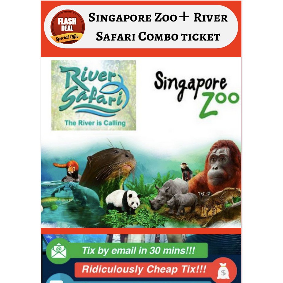 singapore zoo river safari ticket price