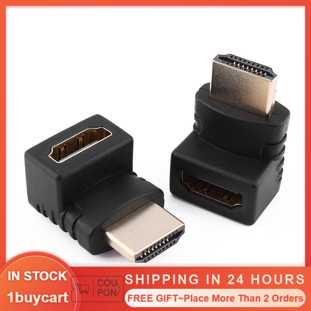 [READY STOCK] HDMI Male to HDMI Female Cable Adaptor Adapter Converter