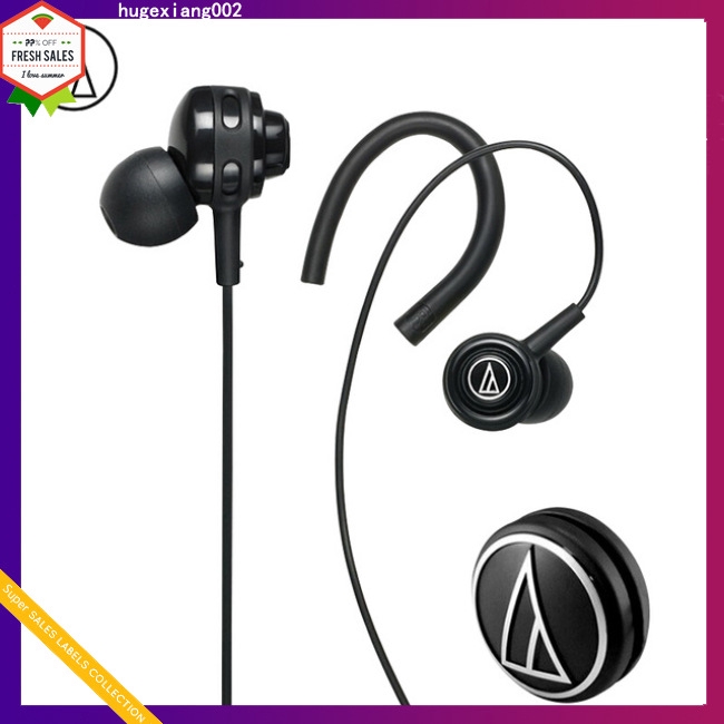 wired earphones with ear hooks