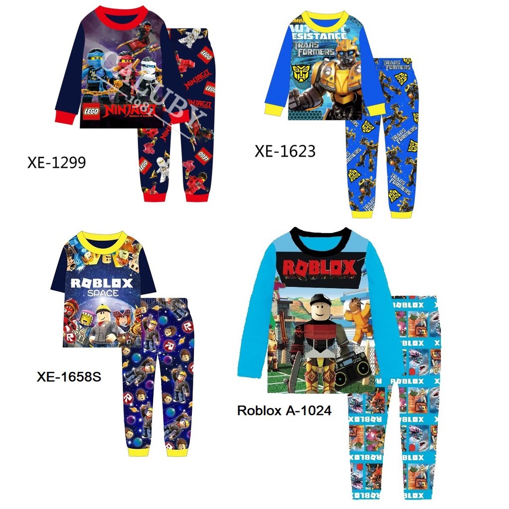 2yo To 7yo Ninjago Pajamas Ninjago Sleepwear Transformer Pajamas Transformer Sleepwear Roblox Pajamas Roblox Sleepwear Shopee Singapore - ninjago roblox