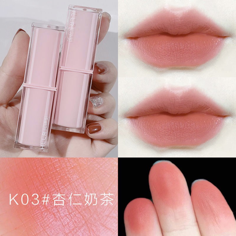 Matte Lipstick Velvet Waterproof Lip Glaze Luxury Sparkling Cosmetic Pink  Brown Beauty | Shopee Singapore