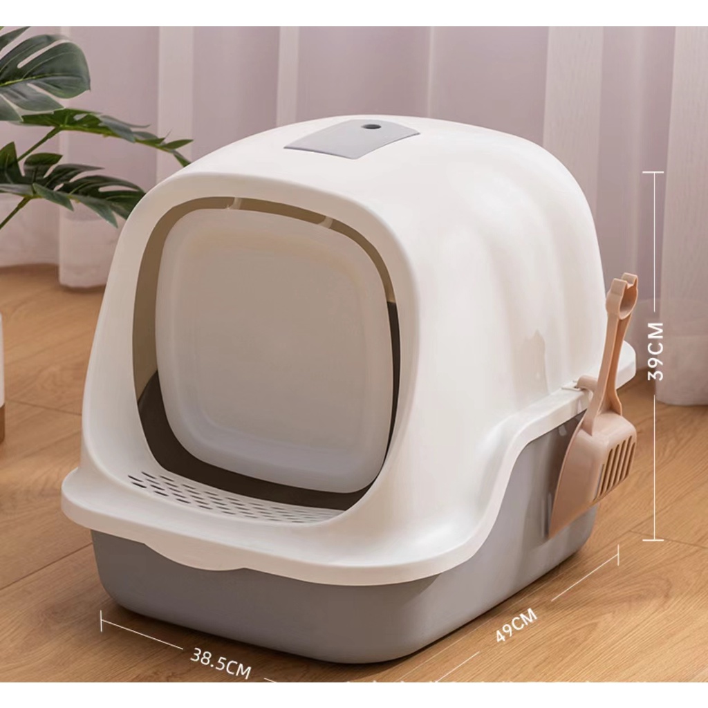 [LARGE CLOSED LITTER BOX]Enclosed Cat Litter Box/Extra Large/Cat Full