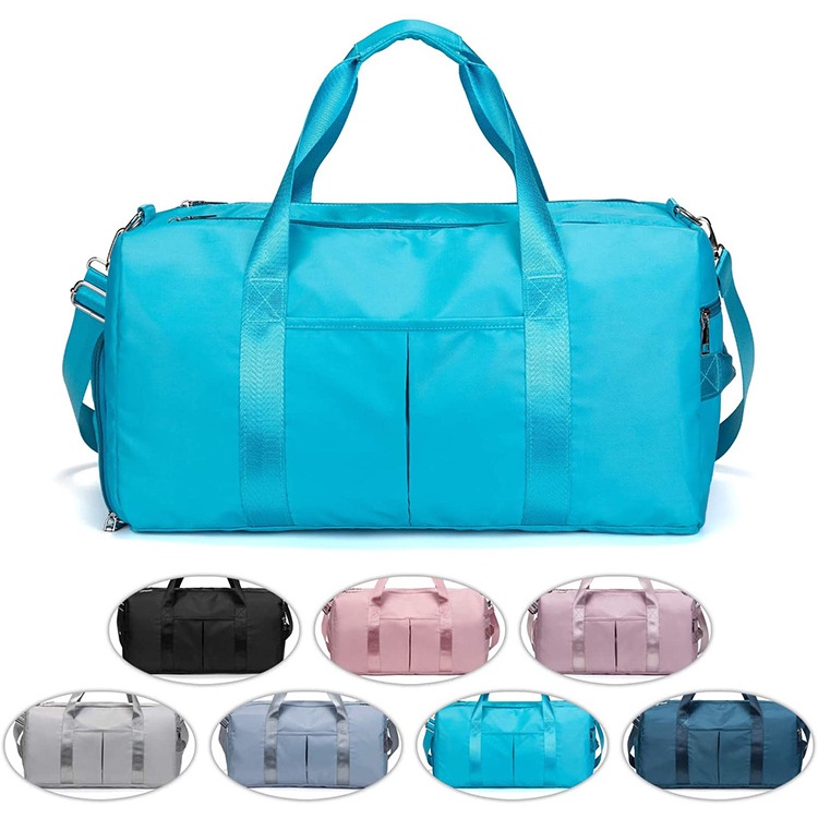 Separate wet and dry swimming bag waterproof shoe position travel bag sports bag nylon portable female bag fitness bag