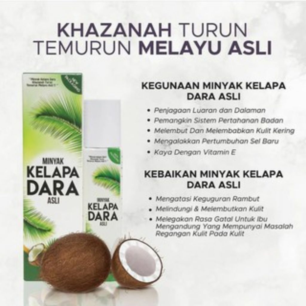 Minyak Kelapa Dara Asli Ready Stock Singapore