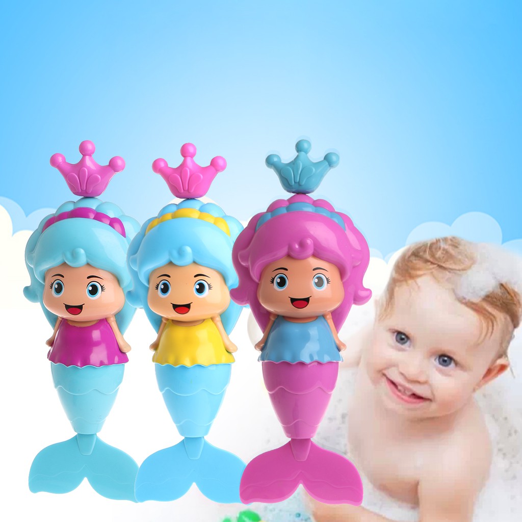 mermaid bath toy