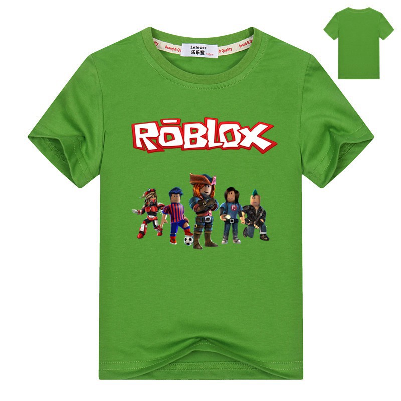 Boys Roblox Logo T Shirt Teenager Cartoon Game Tee Shirt Children - queen band tee roblox