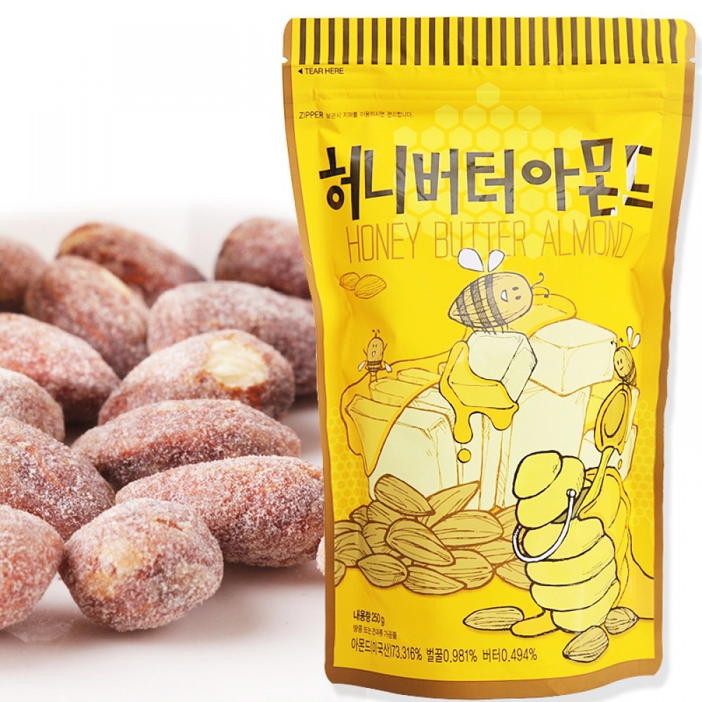 Tom'S Farm Honey Butter Almonds (210g) Shopee Singapore
