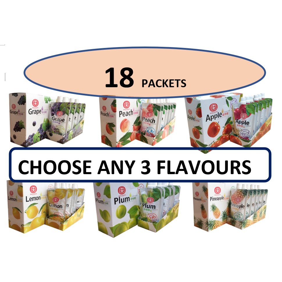 Taiwan Fruit Vinegar (18 Packets Drink) Shopee Singapore