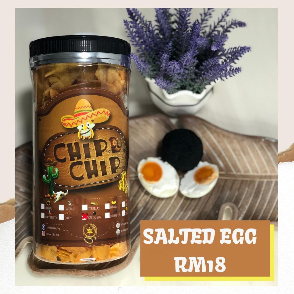 Chipchip Kerepek Ubi Telur Masin Salted Egg Hot Selling Shopee Singapore