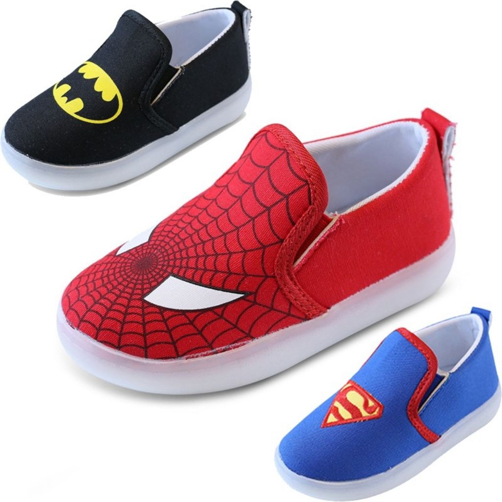 superhero kids shoes