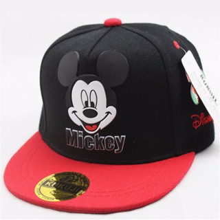 Kids Boys Girls Mickey Minnie Mouse Baseball Cap Snapback Sports Peaked Hat UK 