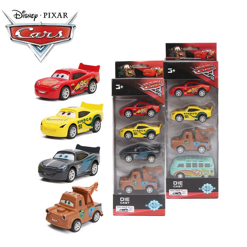 4pcs 7-8cm Disney Pixar Cars 3 Super 