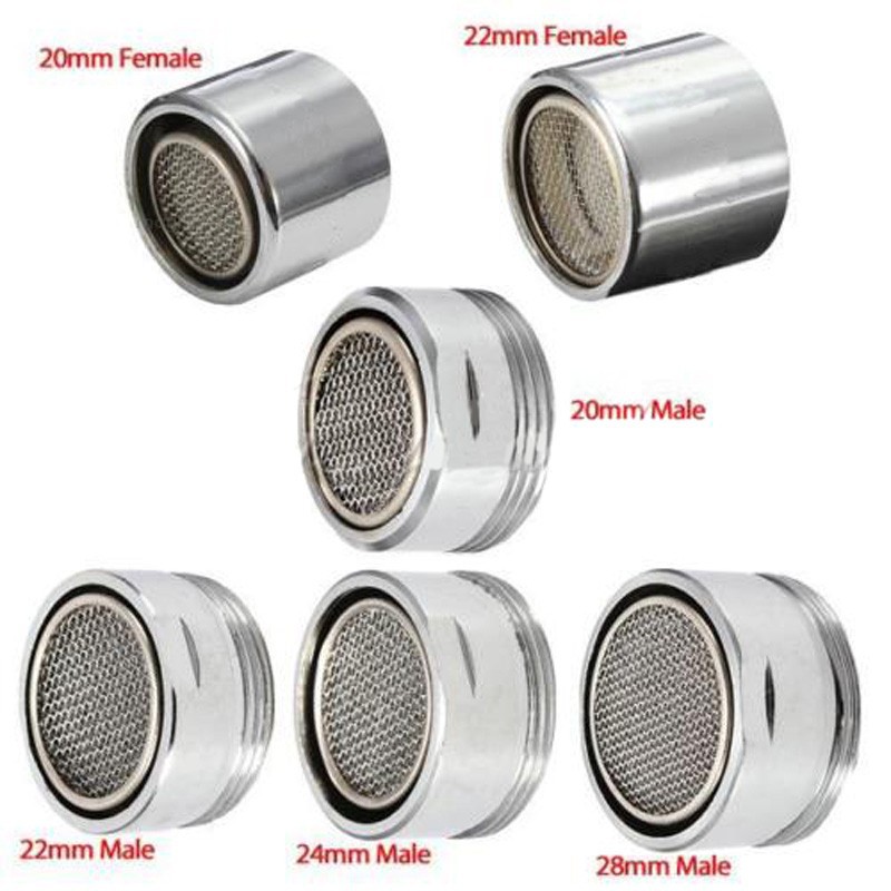 Tap Aerator 28mm Chrome Plated Brass Male Tread Anti Splash Water Saver