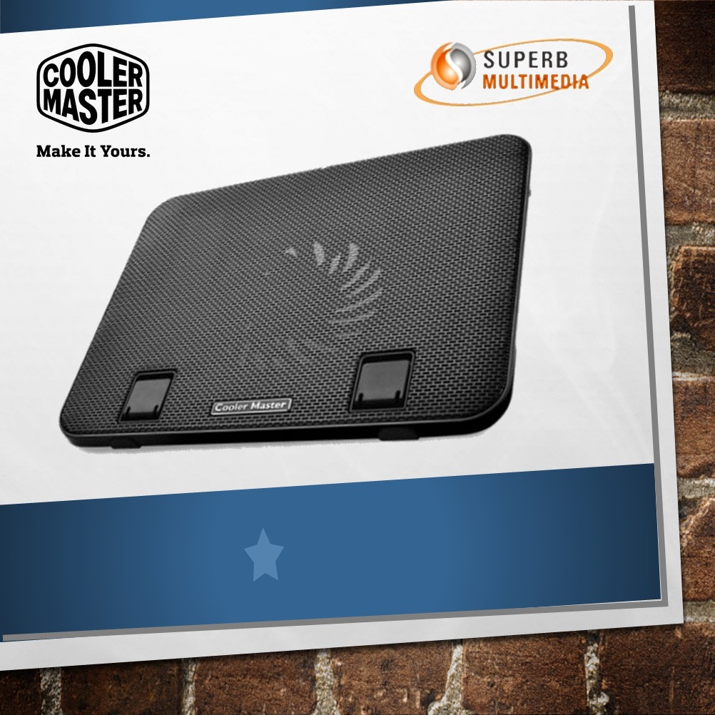 Cooler Master X Slim Ii Cooling Pad Shopee Singapore